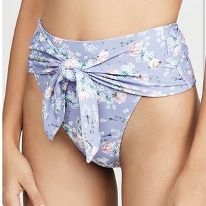 WeWoreWhat Riviera Floral Bikini Bottoms Size Medium
